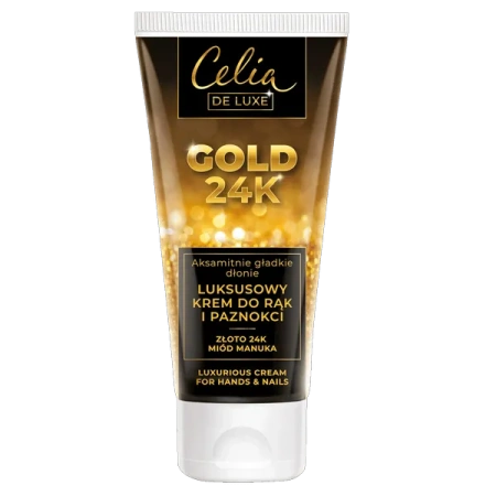 CELIA De Luxe Gold 24k luksusowy krem do rąk 80ml