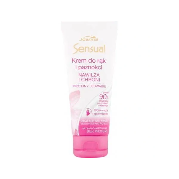 JOANNA Sensual krem do rąk i paznokci Proteiny  Jedwabiu 100g