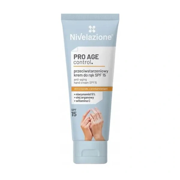 Farmona FARMONA Nivelazione Pro Age Control. przeciwstarzeniowy krem do rąk SPF15 50ml — Składniki i ocena