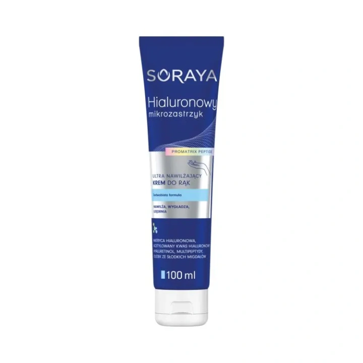 SORAYA Hialuronowy Mikrozastrzyk ultra nawilżający krem do rąk 100ml