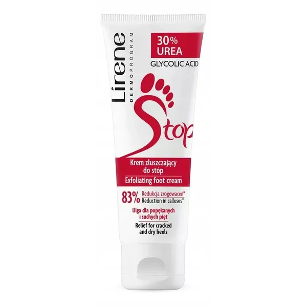 LIRENE Stop krem do stóp złuszczający 30% Urea 75ml