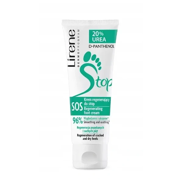 LIRENE Stop krem do stóp SOS regenerujący 20% Urea 75ml