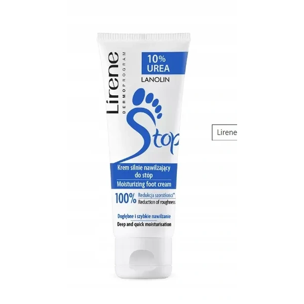 Lirene LIRENE Stop krem do stóp silnie nawilżający 10% Urea 75ml — Składniki i ocena