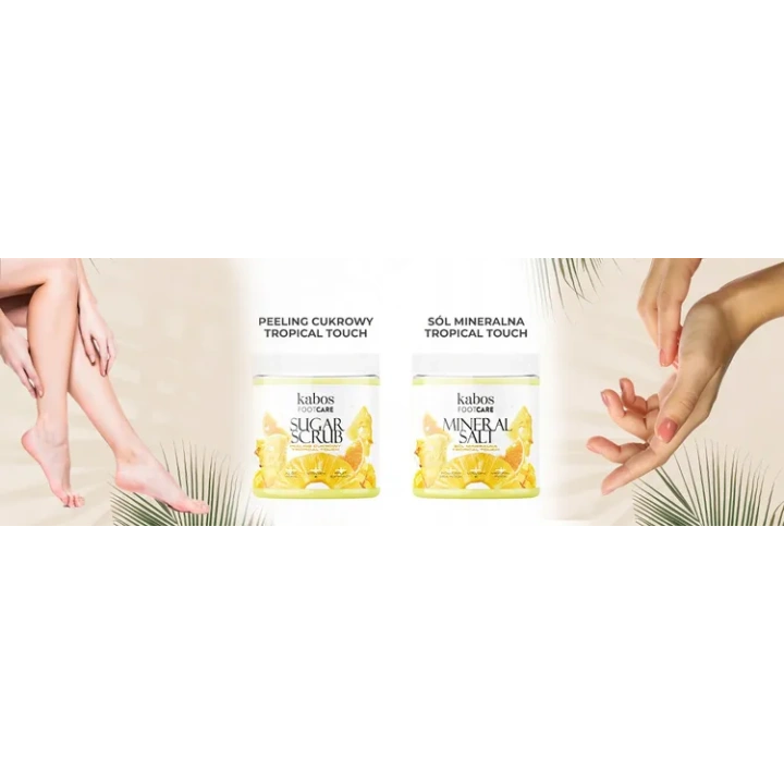 KABOS Foot Care sól do stóp mineralna Tropical Touch 250g 