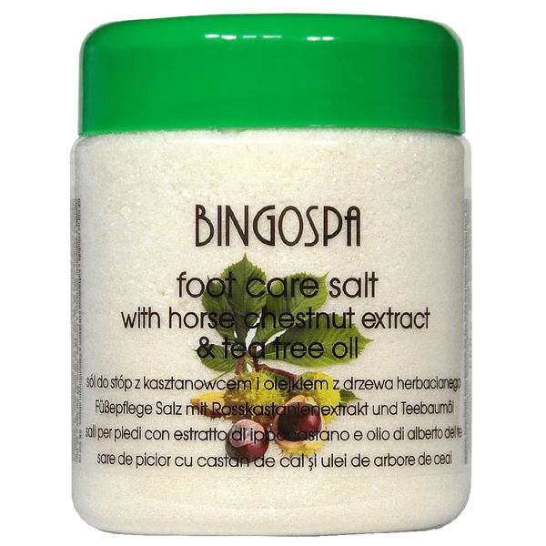 BingoSpa Sól do stóp z ekstraktem z Kasztanowca 550g