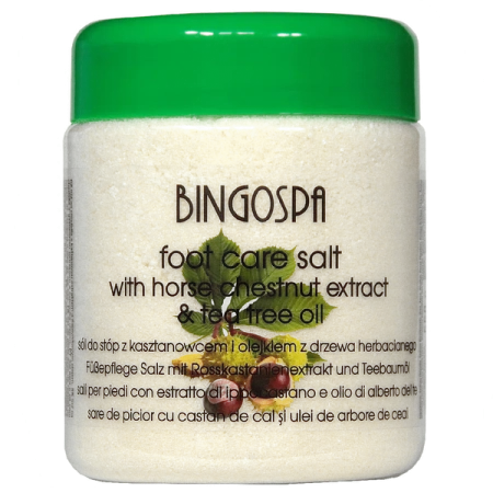 BingoSpa Sól do stóp z ekstraktem z Kasztanowca 550g