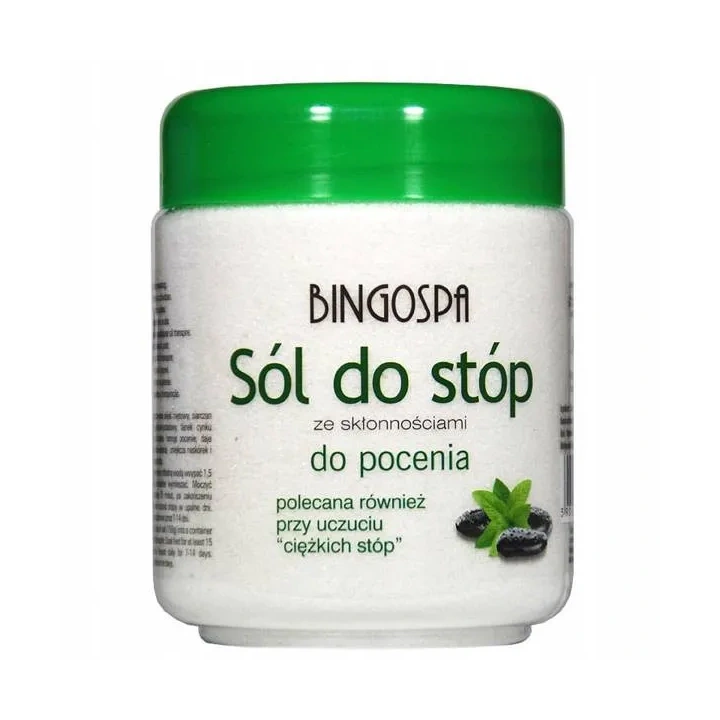 BingoSpa Sól do stóp ze skłonnością do pocenia 550g