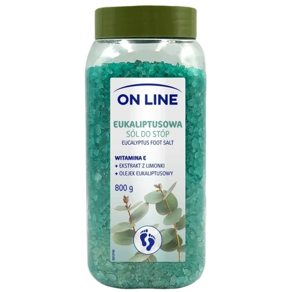 ON LINE sól do stóp Limonka i Olejek Eukaliptusowy 800g