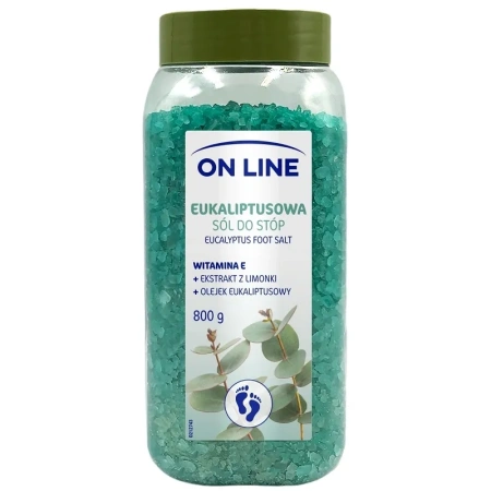 ON LINE sól do stóp Limonka i Olejek Eukaliptusowy 800g
