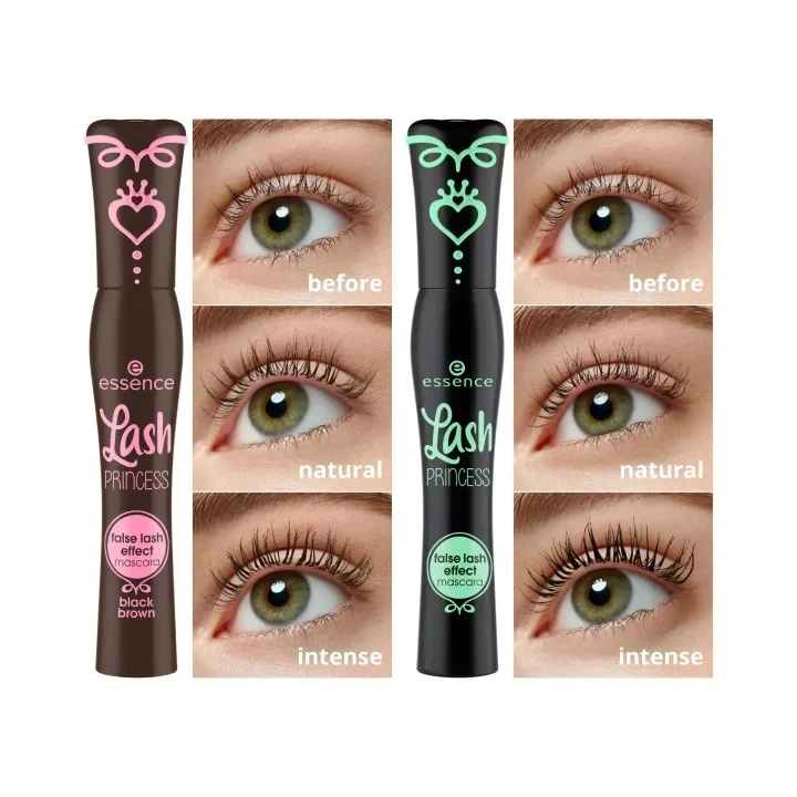 ESSENCE Lash Princess mascara False Lash Effect Brązowo-czarna 12ml 