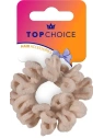 TOP CHOICE gumka do włosów Jasny Beż 20599
