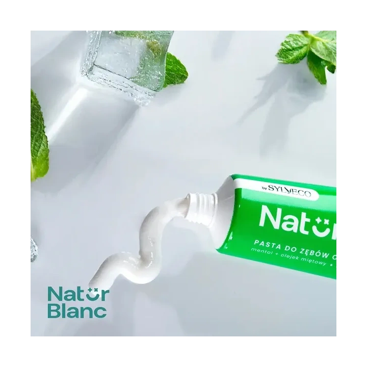 SYLVECO Natur Blanc pasta do zębów odświeżająca Arctic Mint 100ml