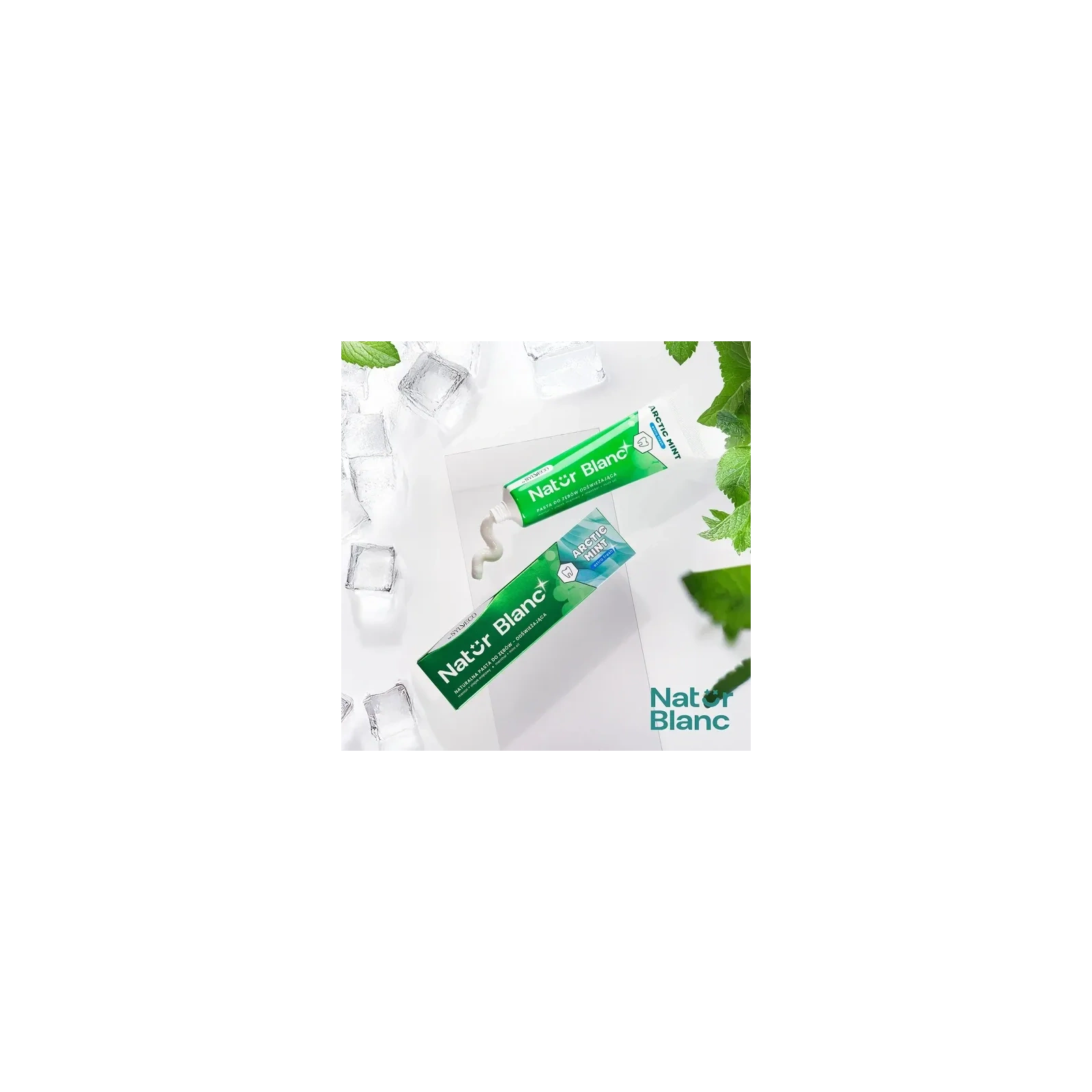 SYLVECO Natur Blanc pasta do zębów odświeżająca Arctic Mint 100ml