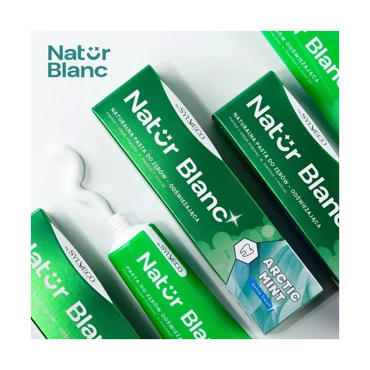 SYLVECO Natur Blanc pasta do zębów odświeżająca Arctic Mint 100ml