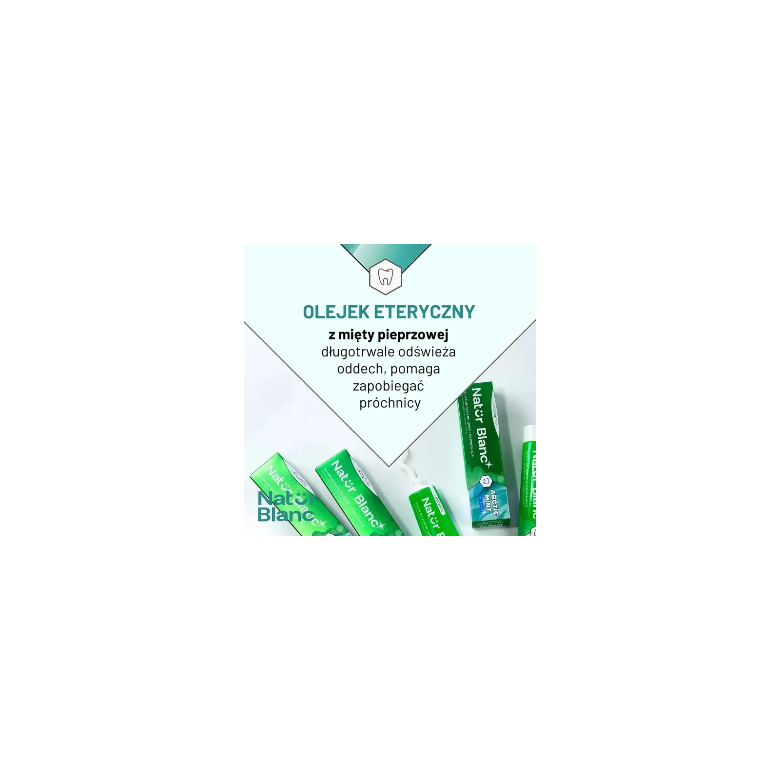 SYLVECO Natur Blanc pasta do zębów odświeżająca Arctic Mint 100ml