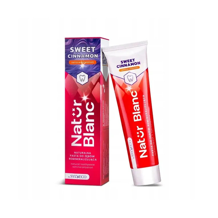 SYLVECO Natur Blanc pasta do zębów reminalizująca Sweet Cinamon 100ml