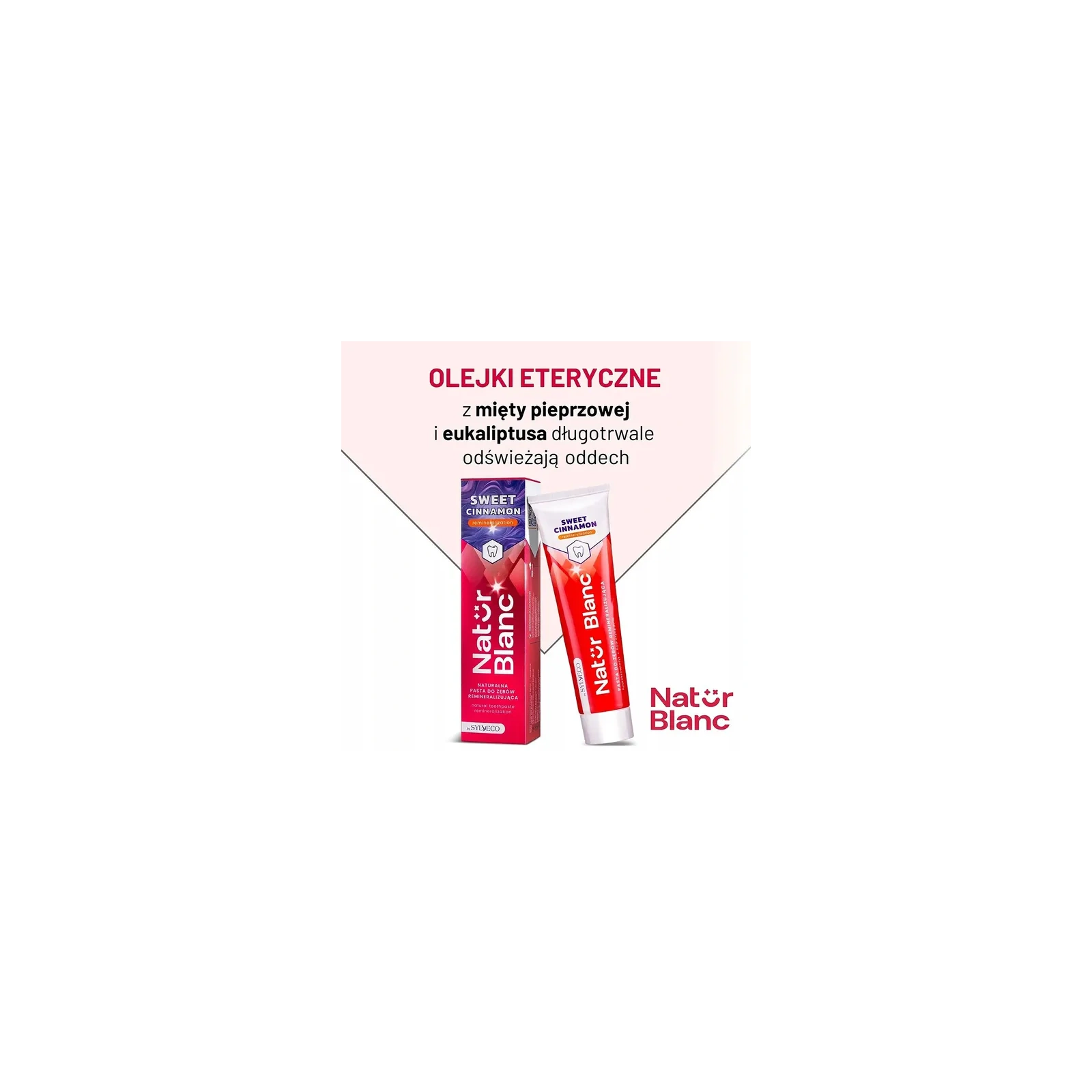 SYLVECO Natur Blanc pasta do zębów reminalizująca Sweet Cinamon 100ml
