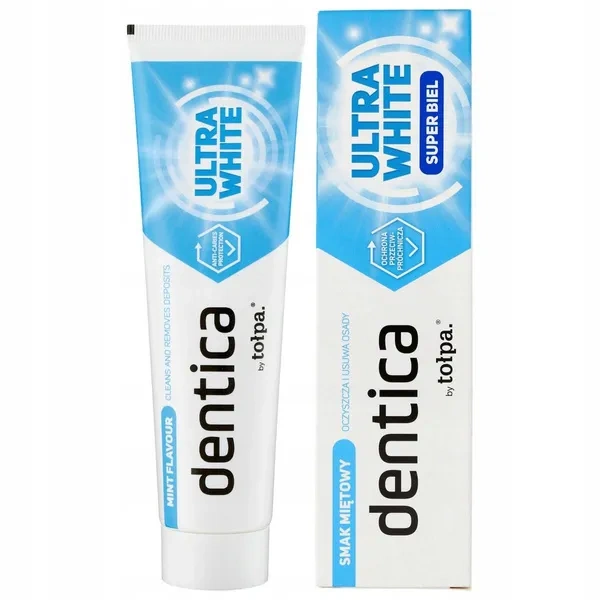 TOŁPA Dentica pasta do zębów miętowa Ultra White 100ml