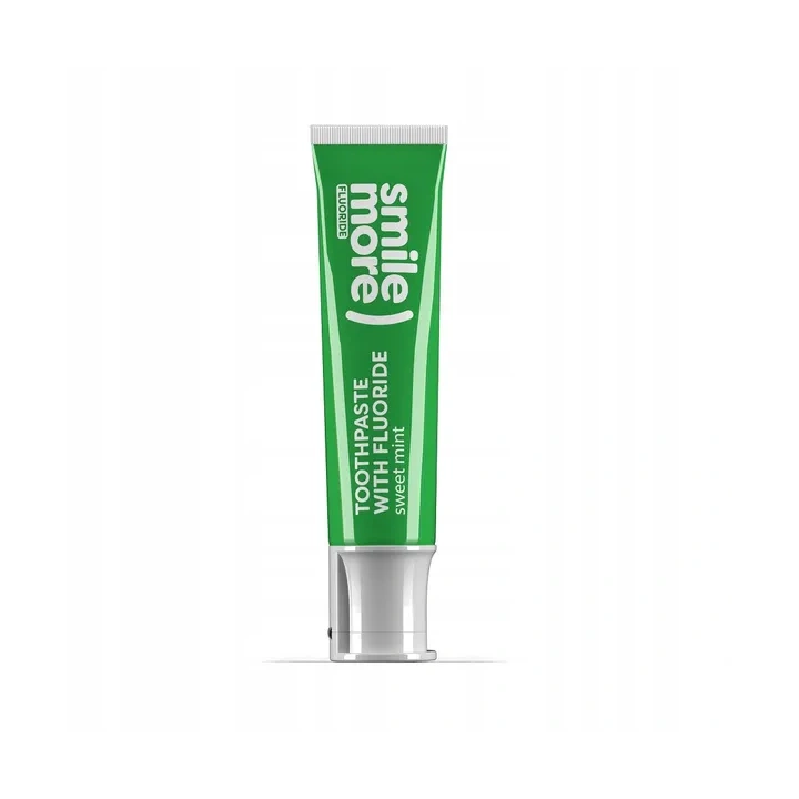 HISKIN Smile More ) Fluoride pasta do zębów z fluorem Sweet Mint 30ml 