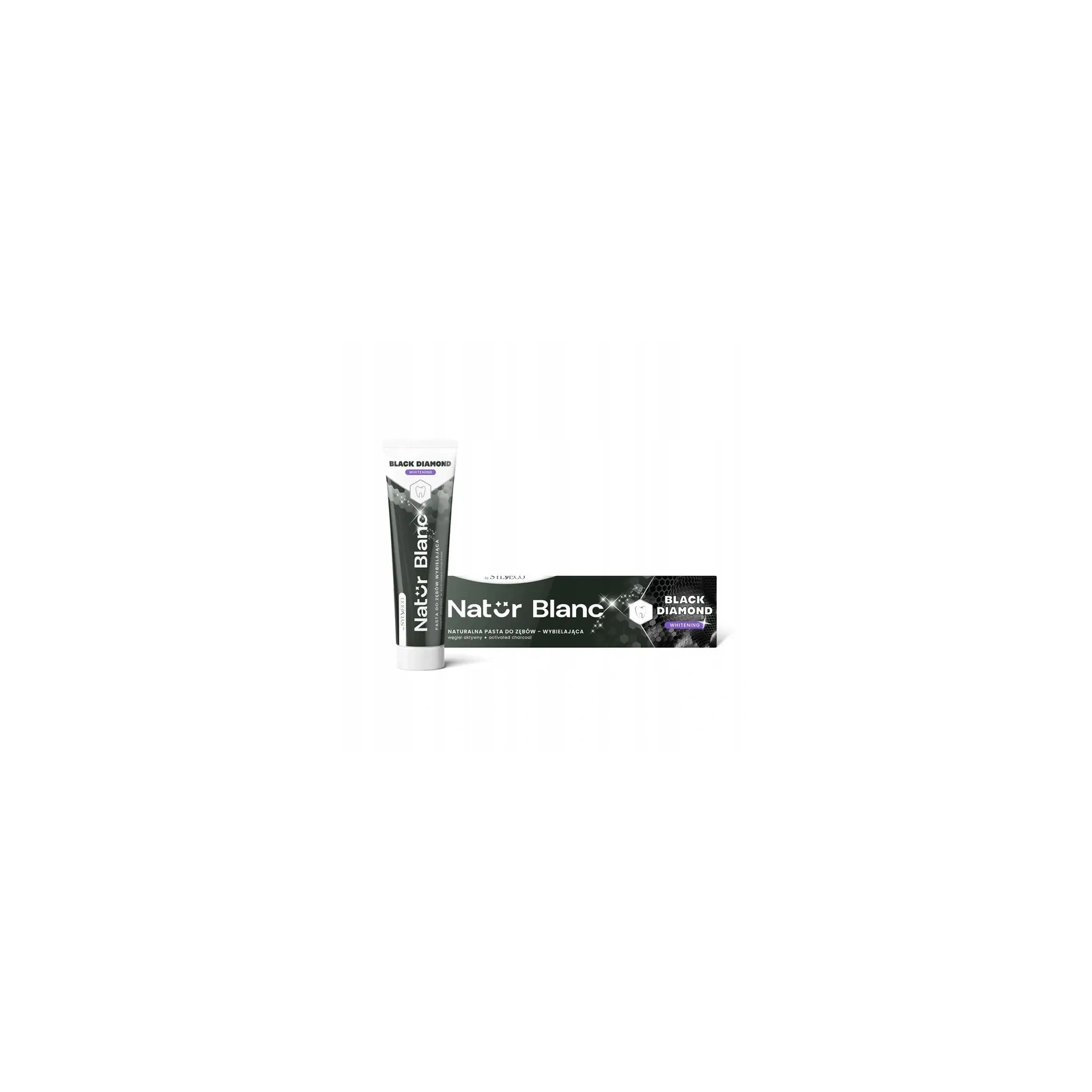 SYLVECO Natur Blanc pasta do zębów wybielająca Black Diamond 100ml 
