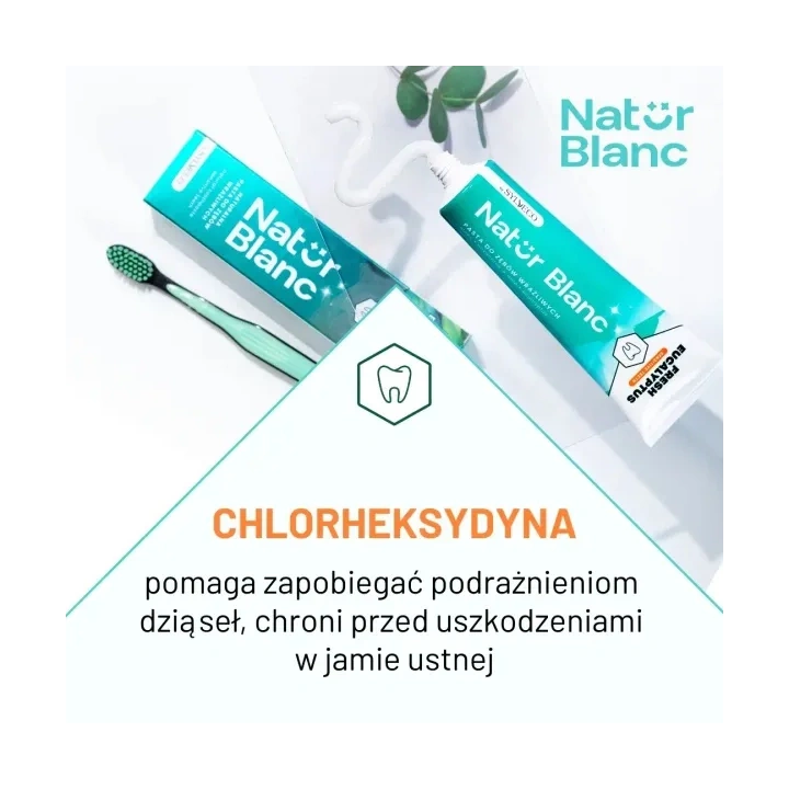 SYLVECO Natur Blanc pasta do zębów wrażliwych Fresh Eucalyptus 100ml 