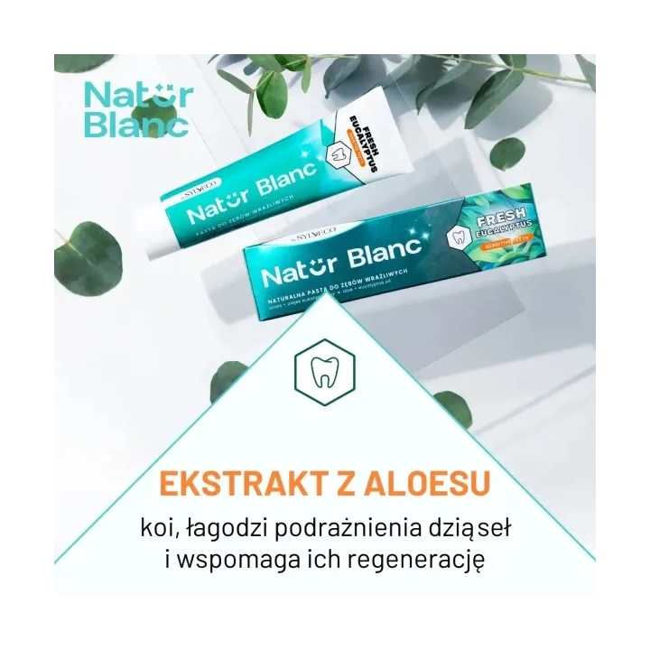SYLVECO Natur Blanc pasta do zębów wrażliwych Fresh Eucalyptus 100ml 