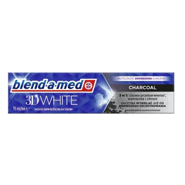 BLEND-A-MED 3D White pasta do zębów Charcoal 75ml