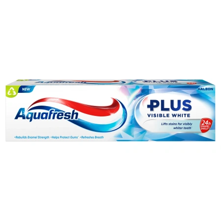 AQUAFRESH Plus Visible White pasta do zębów z fluorem 75ml