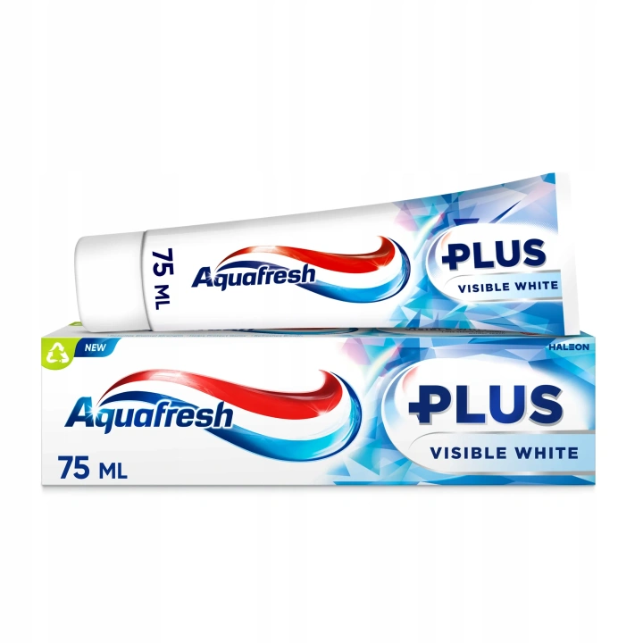 AQUAFRESH Plus Visible White pasta do zębów z fluorem 75ml