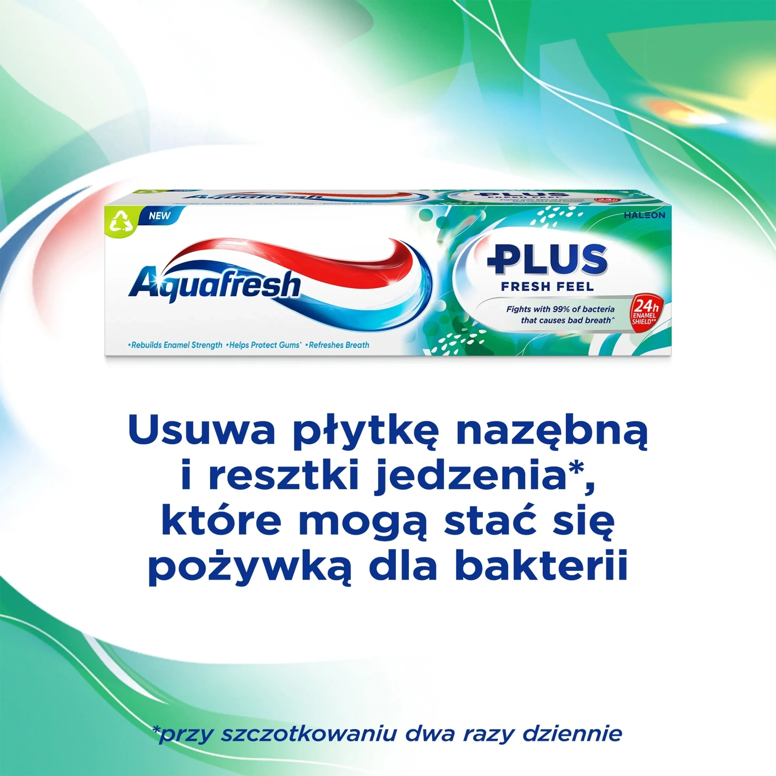 AQUAFRESH Fresh Feel pasta do zębów z fluorkiem odświeżająca 75ml