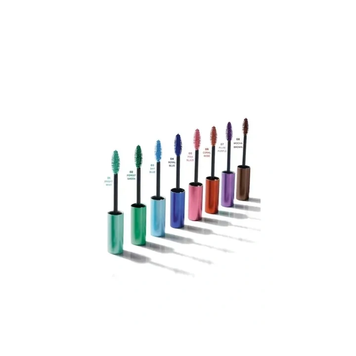 GOLDEN ROSE Flash Lash Colered kolorowa mascara  02 Forest Green 9ml