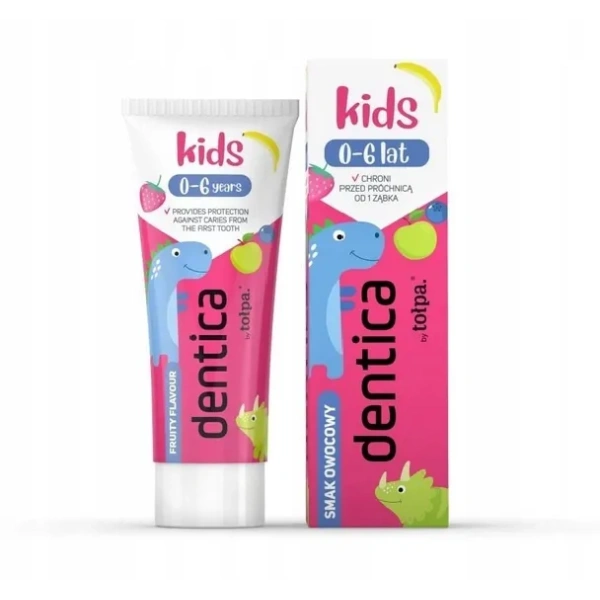 TOŁPA Dentica Kids pasta do zębów owocowa 0-6 lat 50ml