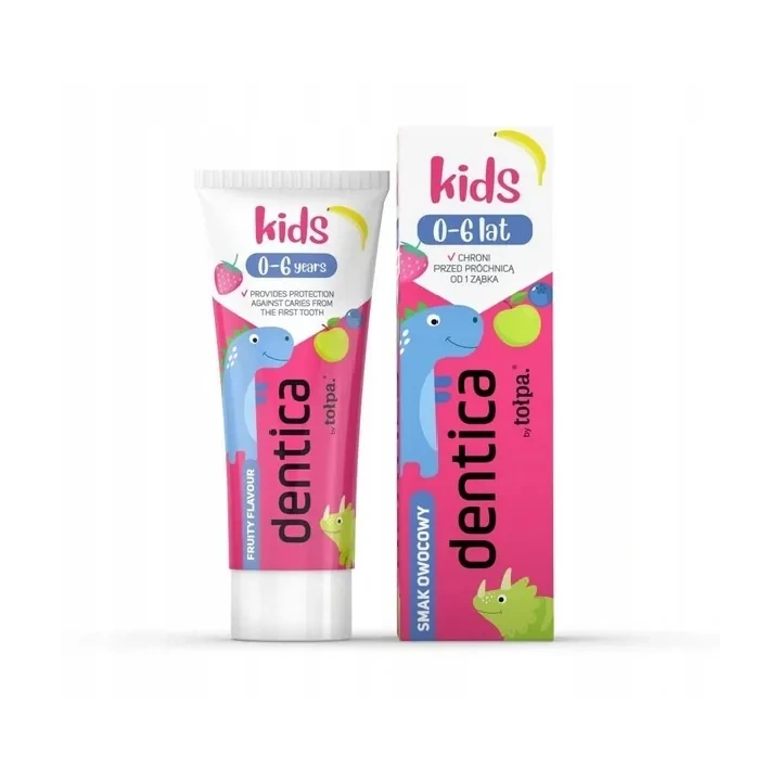 TOŁPA Dentica Kids pasta do zębów owocowa 0-6 lat 50ml