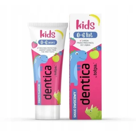 TOŁPA Dentica Kids pasta do zębów owocowa 0-6 lat 50ml