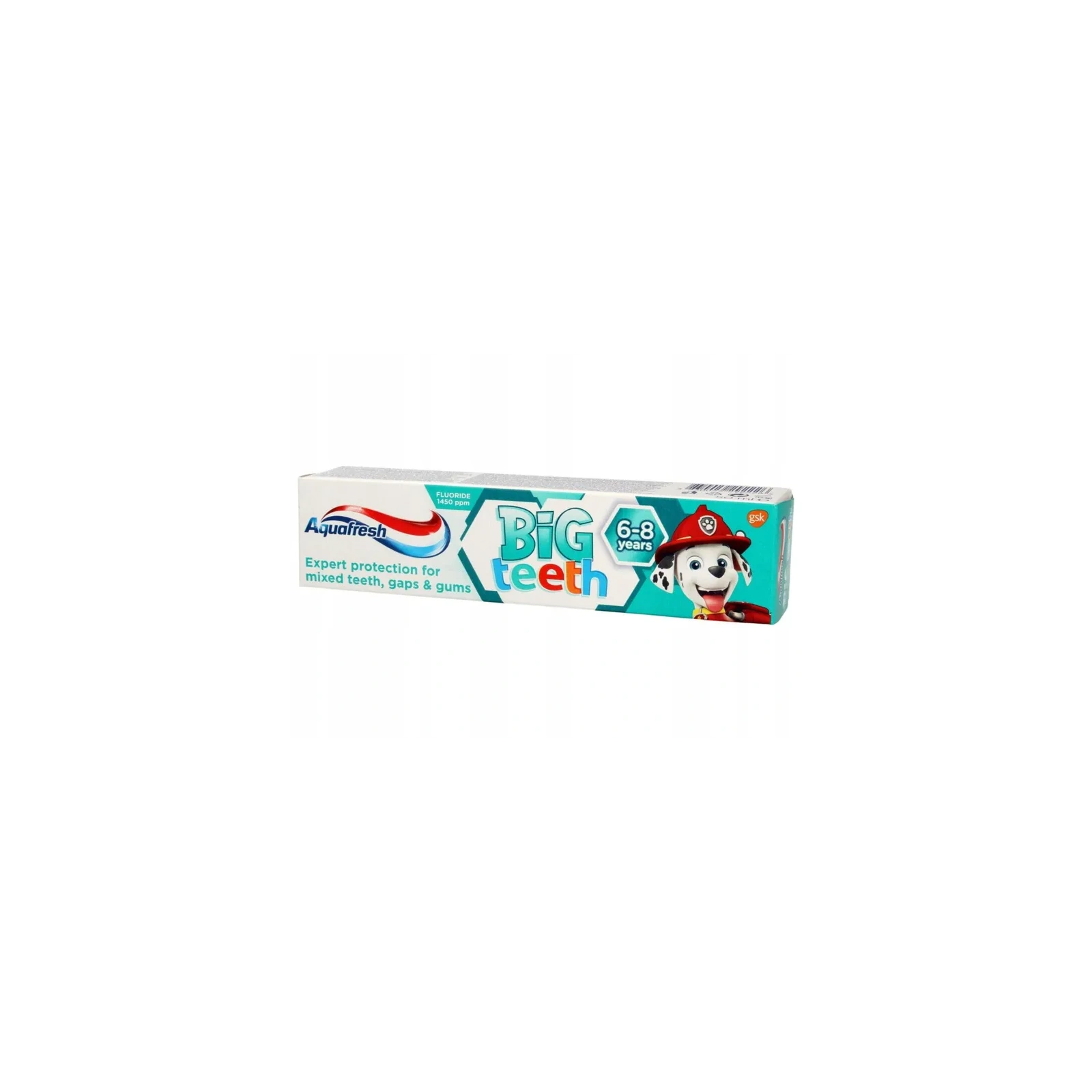 AQUAFRESH Big Teeth pasta do zębów dla dzieci 6-8 lat Psi Patrol 50ml