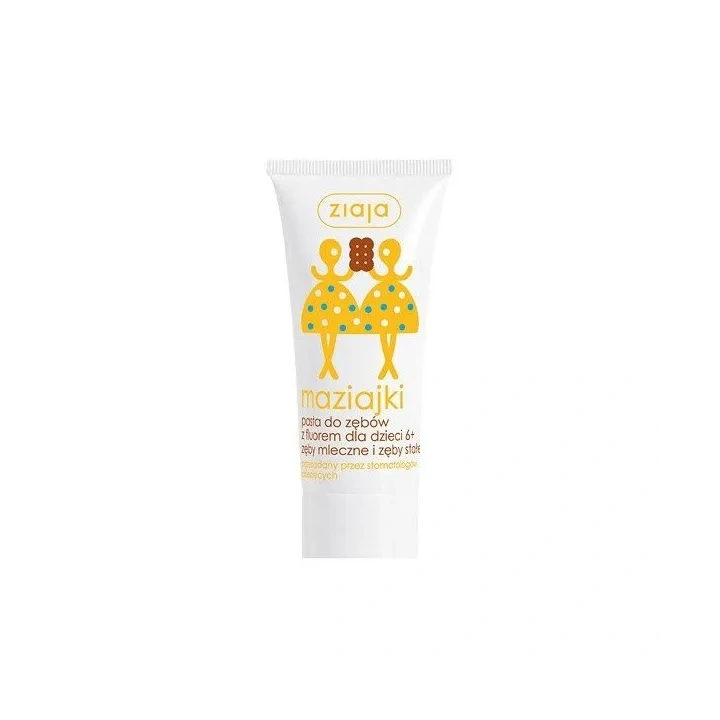ZIAJA Maziajki pasta do zębów dla dzieci 6+ Lody ciasteczkowe 50ml