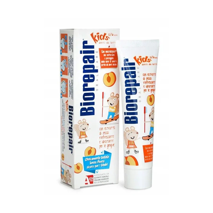 BIOREPAIR Junior pasta do zębów dla dzieci Brzoskwinia 50ml