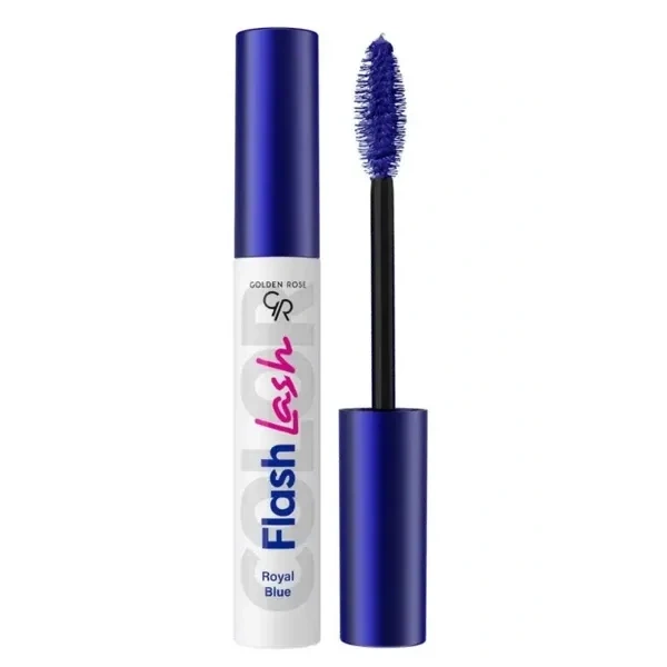 GOLDEN ROSE Flash Lash Colered kolorowa mascara 04 Royal Blue 9ml 