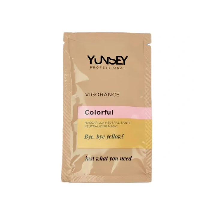 YUNSEI Vigorance Colorful Bye Bye Yellow! maska do włosów rozjaśnianych 15ml