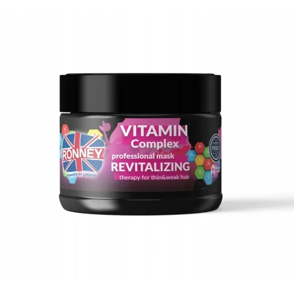 RONNEY Vitamin Complex rewitalizująca maska do włosów cienkich i osłabionych 300ml