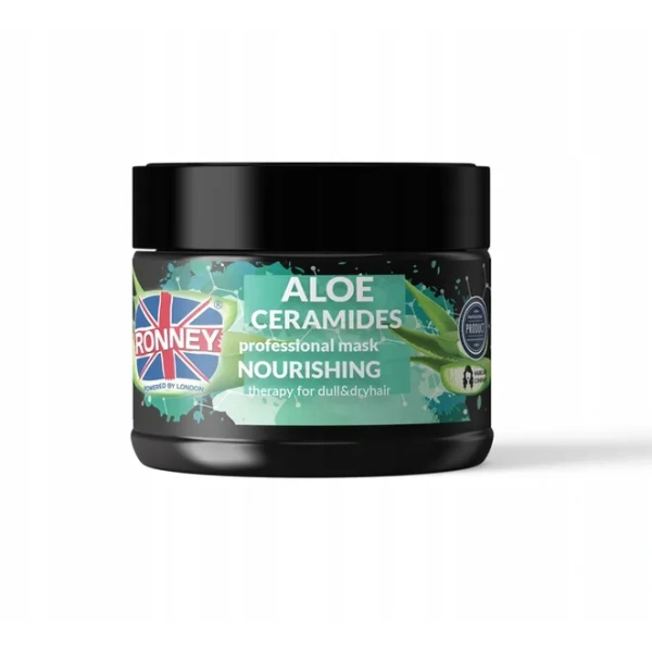 RONNEY Aloe Ceramides nawilżająca maska do włosów suchych i matowych 300ml