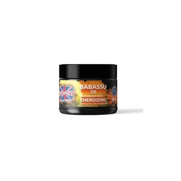RONNEY Babassu Oil enegretyzująca maska do włosów farbowanych 300ml