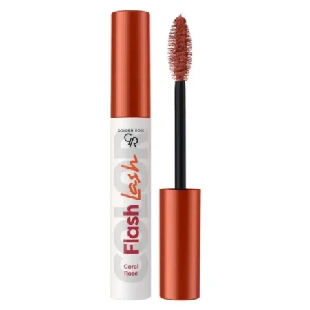 GOLDEN ROSE Flash Lash Colered kolorowa mascara 06 Coral Rose 9ml 