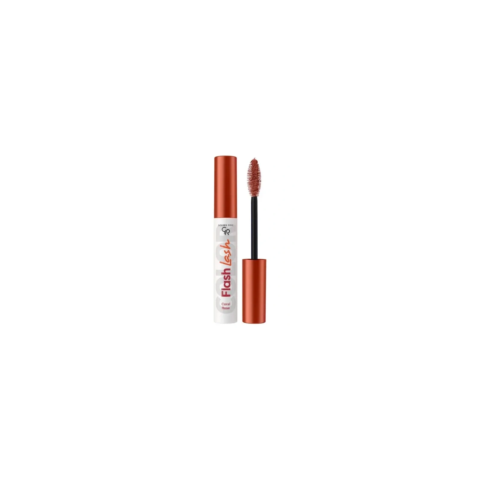 GOLDEN ROSE Flash Lash Colered kolorowa mascara 06 Coral Rose 9ml 