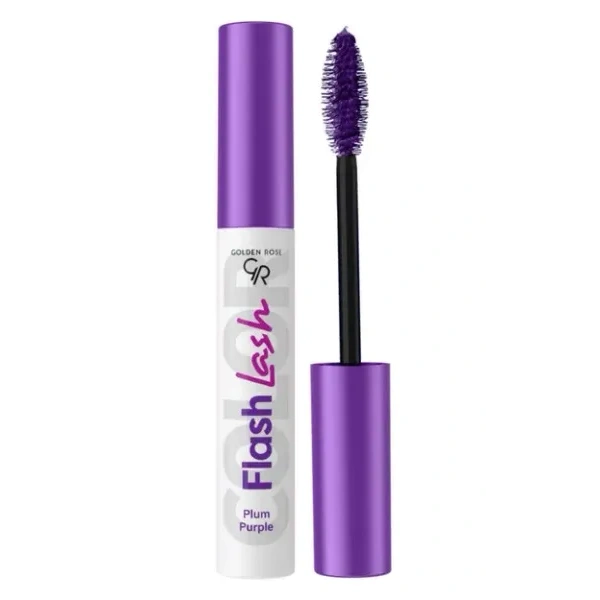 GOLDEN ROSE Flash Lash Colered kolorowa mascara 07 Plum Purple 9ml 