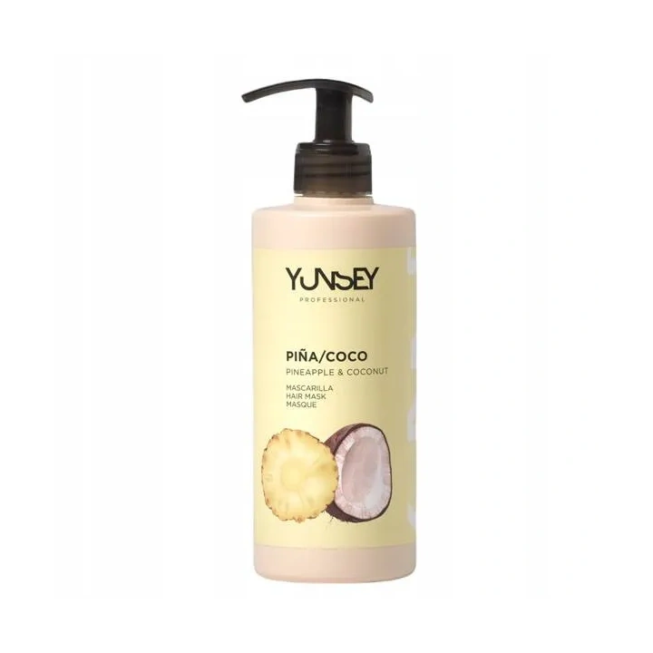 YUNSEI Professional maska do włosów o zapachu Ananasa i Kokosa 400g 