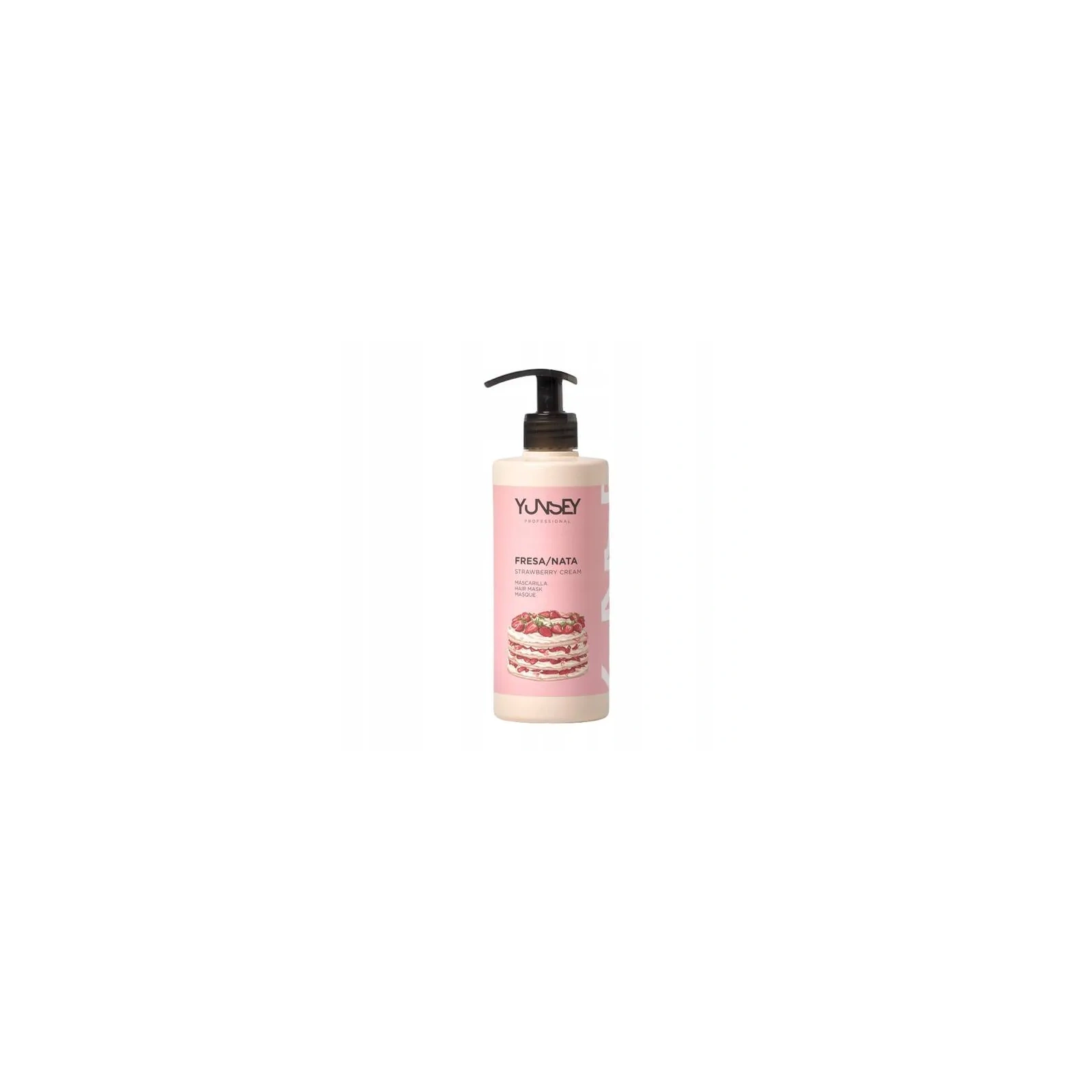 YUNSEI Professional maska do włosów o zapachu Kremu Truskawkowego 400g 