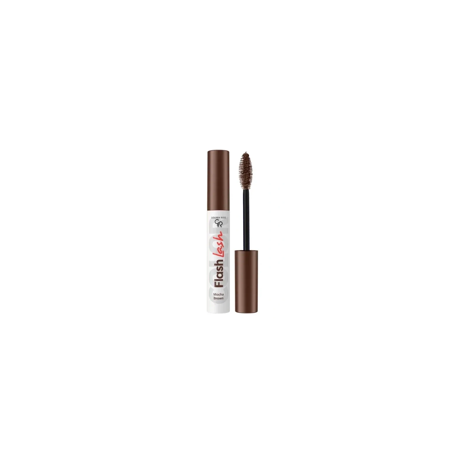 GOLDEN ROSE Flash Lash Colered kolorowa mascara 08 Mocha Brown 9ml 