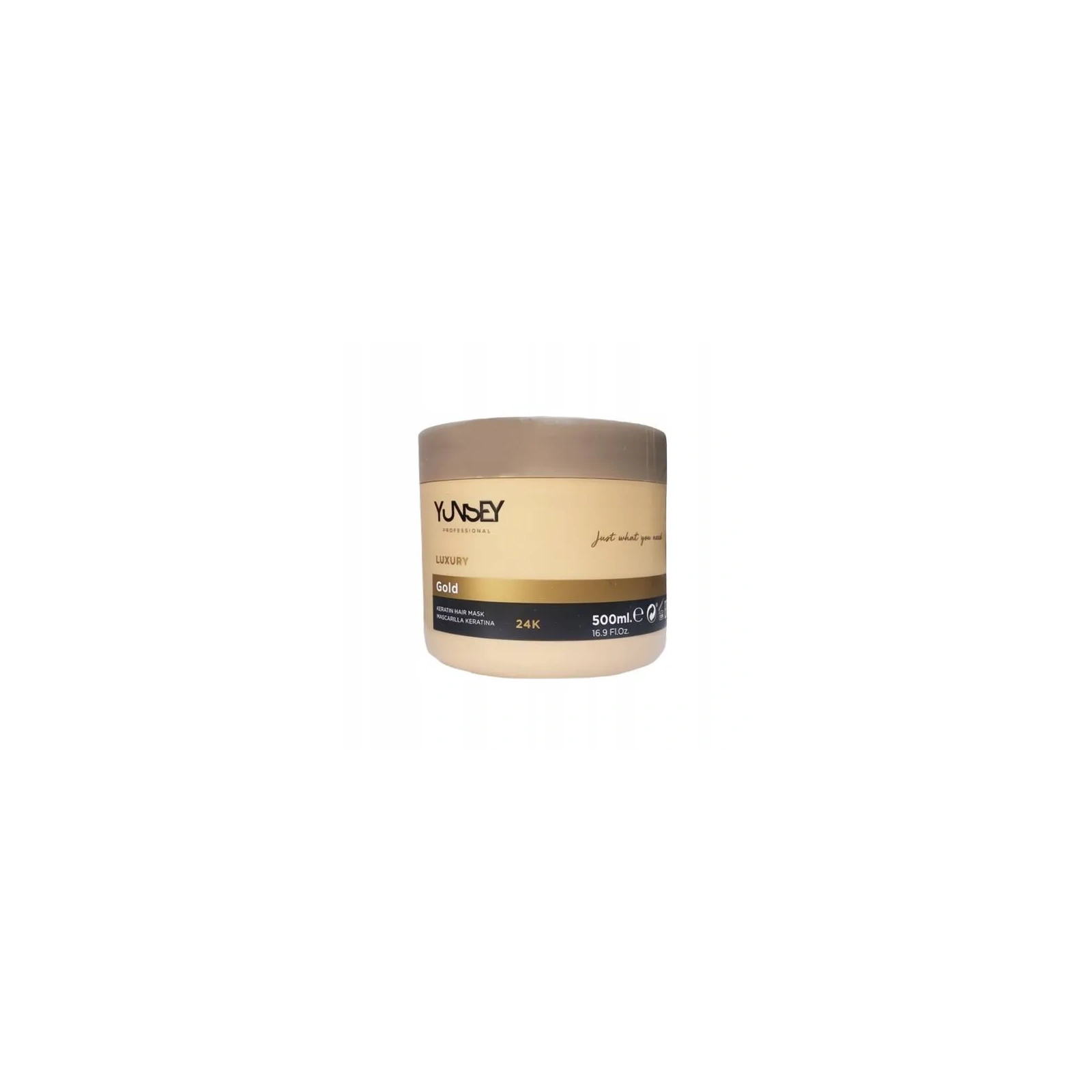 YUNSEI Luxury Gold 24K maska do włosów odbudowująca z Keratyną 300ml 