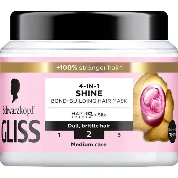 GLISS 4-in-1 Shine maska do włosow nadająca blasku 400ml